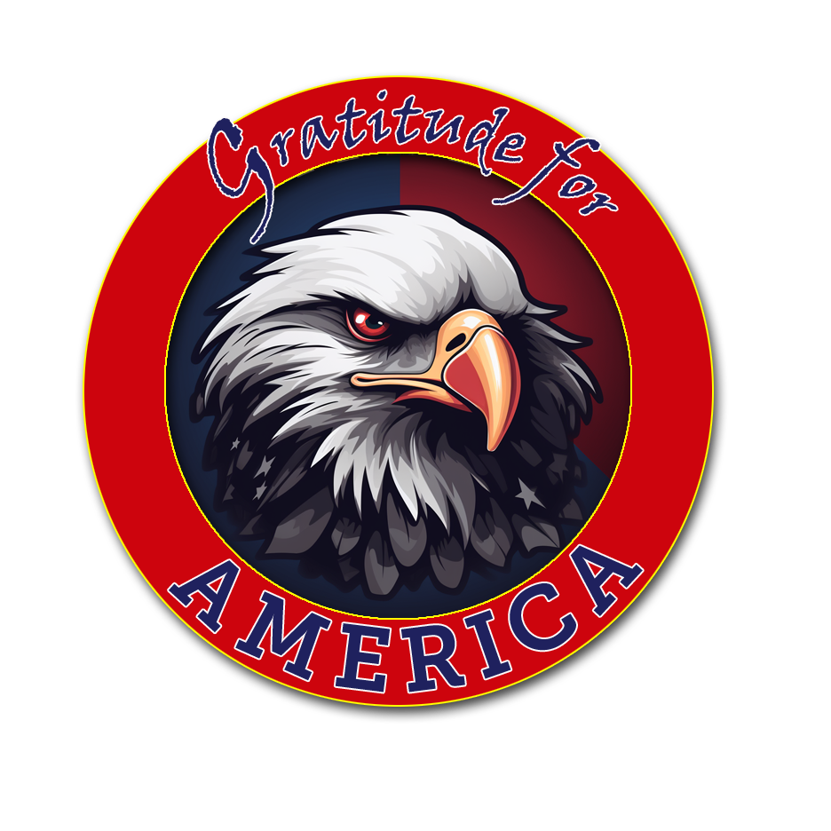 Illustrated American eagle