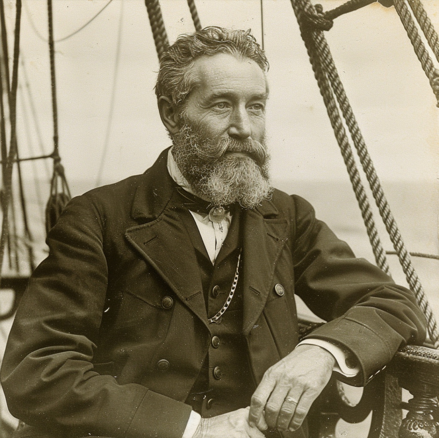 Cyrus Field (1819 – 1892) portrait