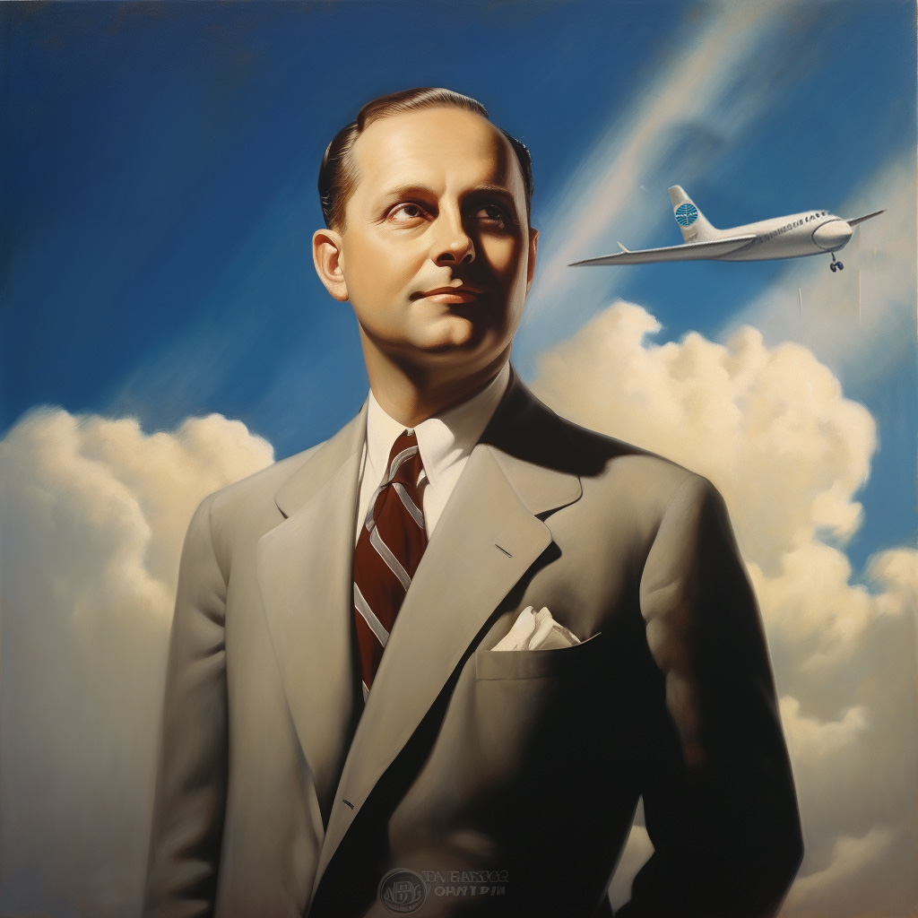Juan Trippe (1899 – 1981) portrait