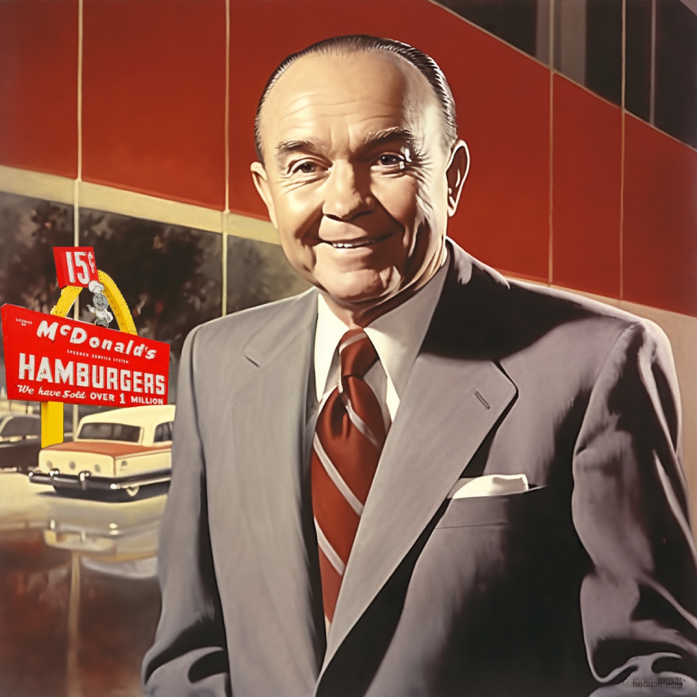 Ray Kroc (1902 – 1984) portrait