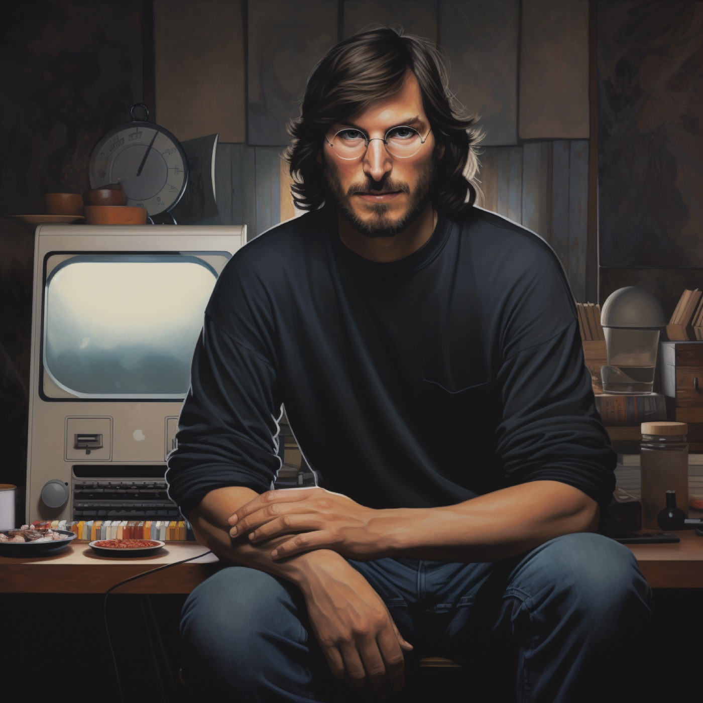 Steve Jobs (1955 – 2011) portrait